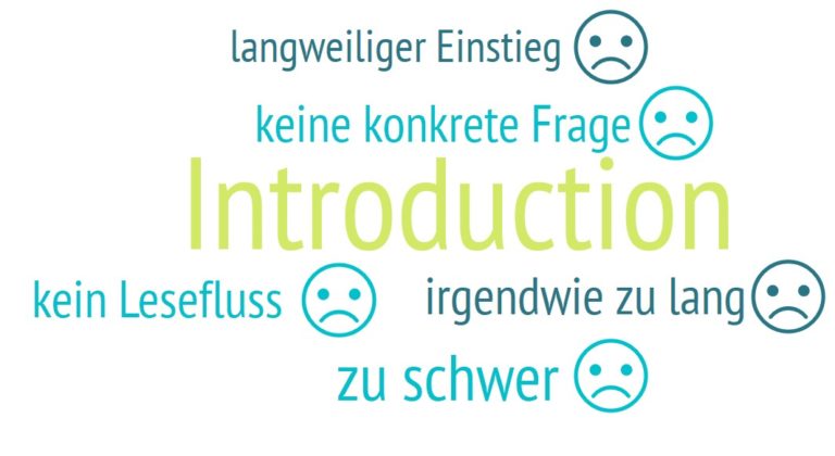 Paper und Doktorarbeit: die häufigsten Fehler in der Introduction