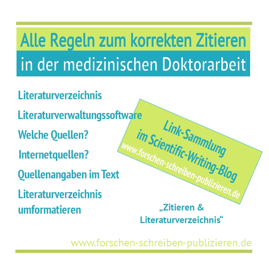 Bisher Im Blog: Zitieren Und Literaturverzeichnis - Dr. Stefan Lang ...