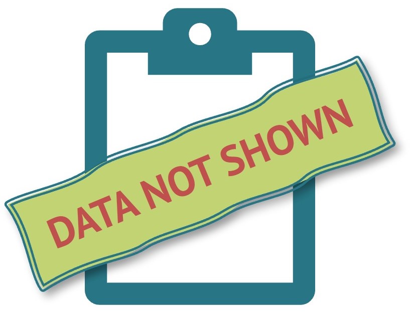 Kann man in einem Paper "data not shown" schreiben?